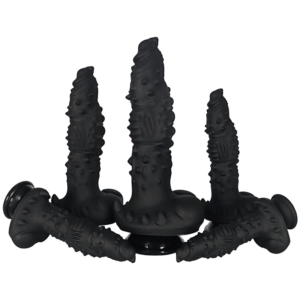 Realistisch Alien Penis Anal Dildo XXL Silikon Analdildo Fantasy Monster Analplug Dildo mit Saugnapf G Punkt Prostata Stimulation Anus Dilator Erotik Sexspielzeug für Frauen Männer Analspiele (XXL)