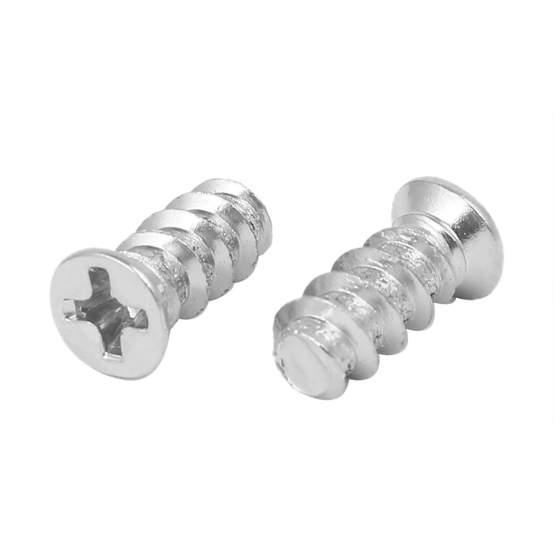 Aexit M5x12mm Nickel Nails, Screws & Fasteners Plated Phillips Computer PC Case Fan Screw Silver Nails Tone 500pcs