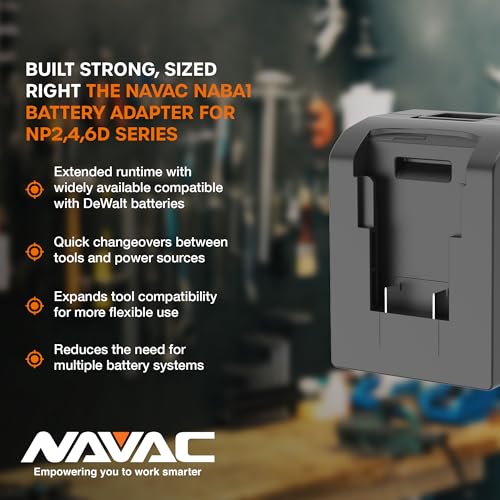 Adaptador NABA1 duradero con conexión estable para serie NP4D 6