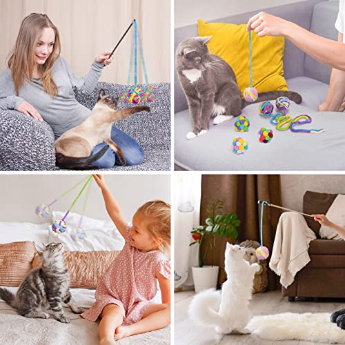 Save 50% on Retro Shaw Cat Toys Balls - 6Pcs Woolen Yarn with Bell - Image 6