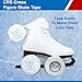 CRS Cross Figure Skate Tape. 3/4 Inch Wide White. Protection for Leather Figure Skates. White and Shiny Skate Boots - No Need for Polish. Tape Your Ice Skating Laces to Keep Them Tied Tight.