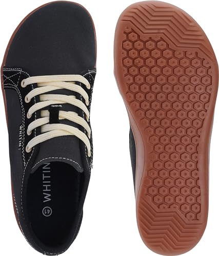 Image of WHITIN Women's Canvas Barefoot Shoes | Wide Sneakers | Classic Fit W81V2