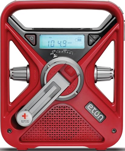 American Red Cross FRX3 All-Purpose Rechargeable Weather Alert Radio with Solar Panel - ARCFRX3