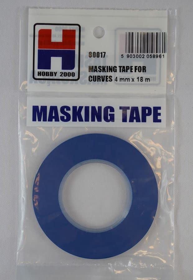 HOBBY 2000 Precision Masking Tape for making Curves 4 & 5mm x 18m