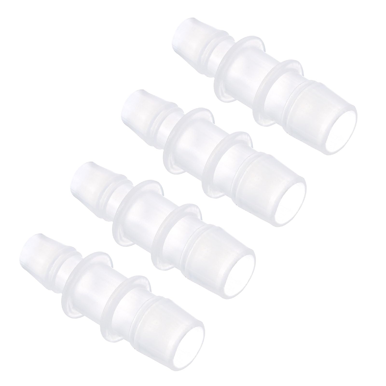 Kozelo Pack of 4 Plastic Hose Barb Fittings 3/8" Hose Barb to 1/2" Fittings — image 1