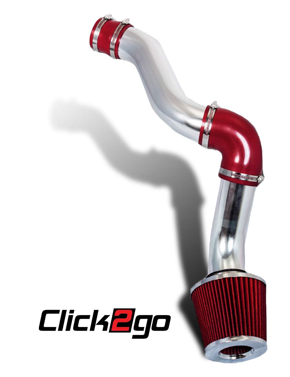 Cold Air Intake Kit with Reusable Red Filter Compatible with Dodge 05-09 Magnum/Charger / 05-10 300 Touring/Limited 3.5L V6