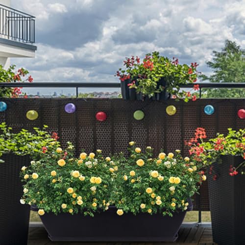 Pots de fleurs d'extérieur drainants pour éviter l'excès d'eau
