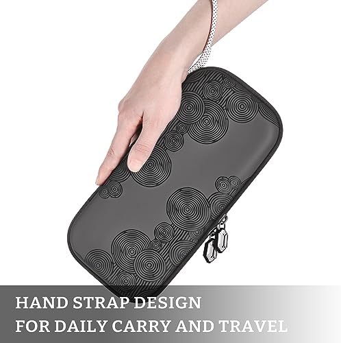 PALPOW Switch Case Compatible with Nintendo Switch/OLED/Lite for Zelda Fans, Portable Switch Carry Case with 10-Game-Card Slots & Accessories Storage - Black