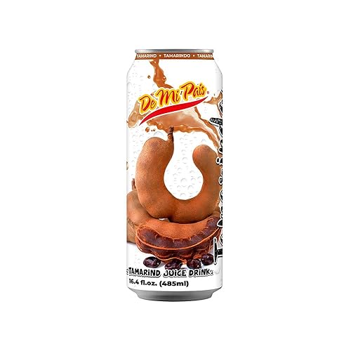 De Mi Pais Jugo de fruta de tamarindo con pulpa de 16 onzas  Jugo de Tamarindo con Pulpa 16oz (24)