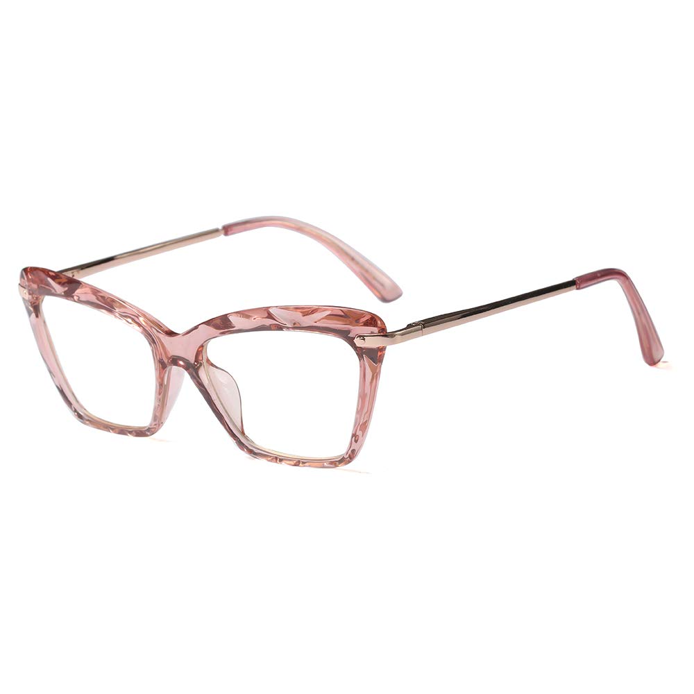 Blaulichtfilter Lesebrille für Damen und Herren Lightweight (Rosa, 1.25, x)