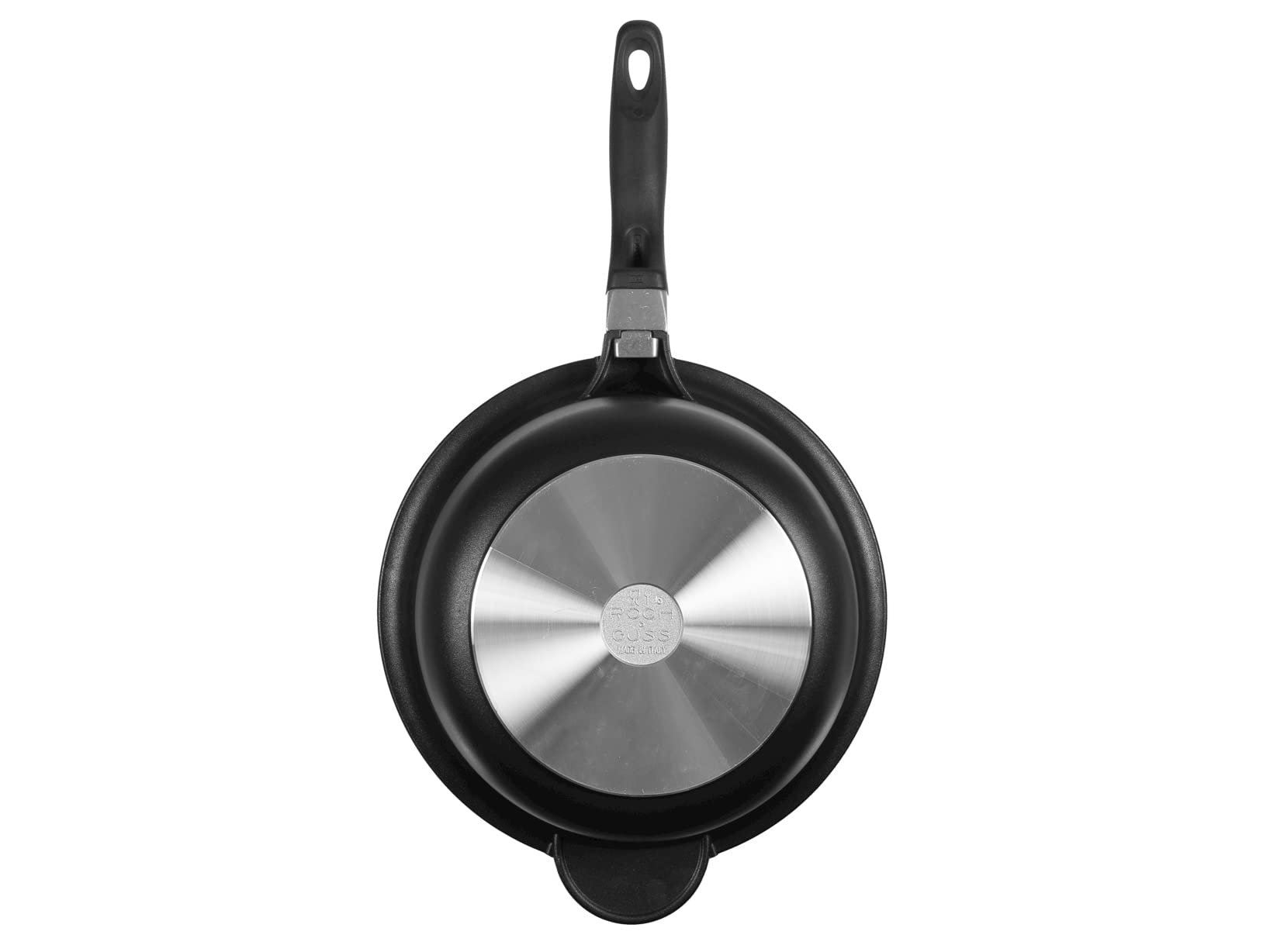 Home Paiolo Antiaderente con Manico in Bakelite, Pietra, Nero/Antracite, 26 cm