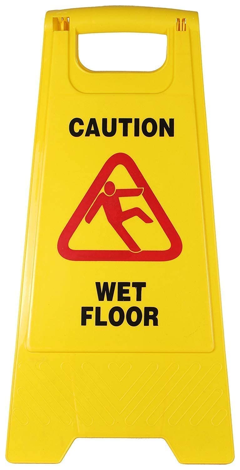 Appropriate™ Caution Sign Board Wet Floor Sign | ABS-Plastic Caution Standing Board (Yellow Sign Board) Pack of 1 (B0D2BCZ1X6) Amazon Price History, Amazon Price Tracker