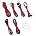 Price comparison product image CableMod C-Series AXi, HXi, TX/CX/CS-M & RM ModFlex Essentials Cable Kit - Red