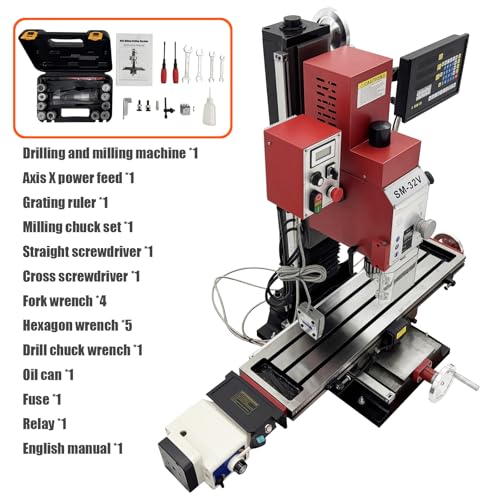 HQHAOTWU Brushless Mill with DRO