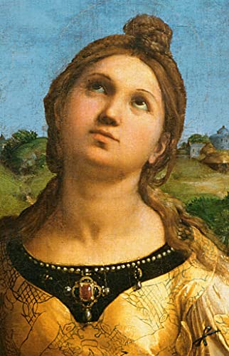 Affiche Toile Raffaello Sanzio portrait Sainte Cécile déco murale 60x90