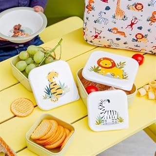 Sass & Belle Savannah Safari Lunch Boxes - Set of 3