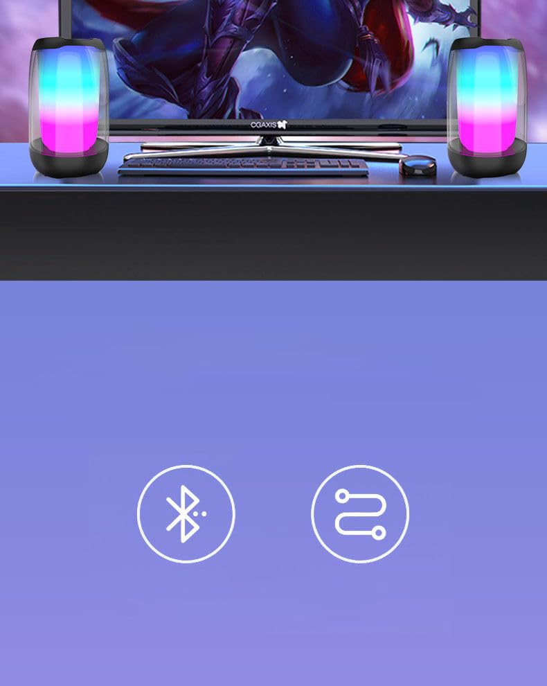 (Refurbished) HP Multimedia Speaker DHS-5100, High Power Speaker with Pure and Pleasant Sound Quality; RGB Light Effect; USB Powered; Bluetooth® 5... - Image 5