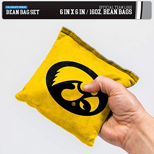 Image of NCAA College Dual Sided Bean Bags by Wild Sports, 8 Count, Premium Toss Bags for Cornhole Set - Great for Tailgates, Outdoors, Backyard