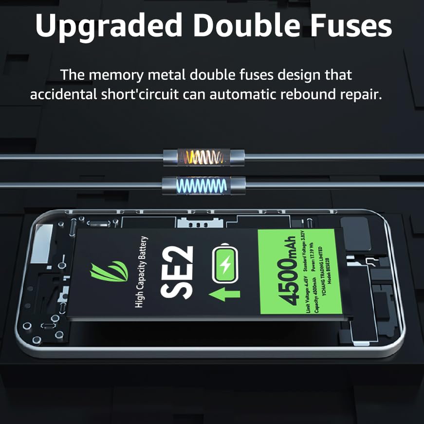 LL TRADER Battery for iPhone SE 2020, 4500mAh Lithium ION
