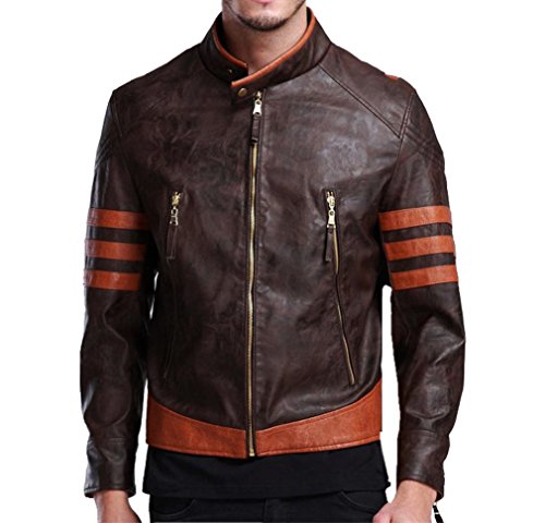 Coslive - Chaqueta - para hombre Marrón marrón