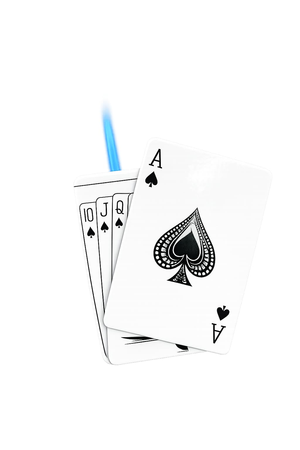 Premium Ace of Spades Metal Windproof Butane Lighter – Refillable Pocket Cigarette Cigar Lighter, Stylish Playing Card Design, Gift for Men-image-11