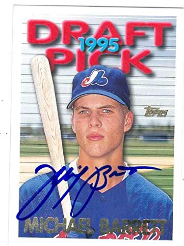 メジャーリーグ　カード　michael Barrett Amazon.com: Michael Barrett autographed baseball card (Montreal