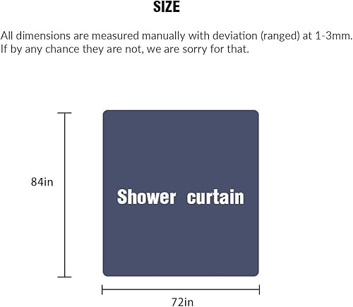 Miniatura 7 de zokyer Cortina de ducha para niños, colorida, arcoíris, retro, divertida, geométrica, linda, para adolescentes, brillantes, lunares, extra larga,