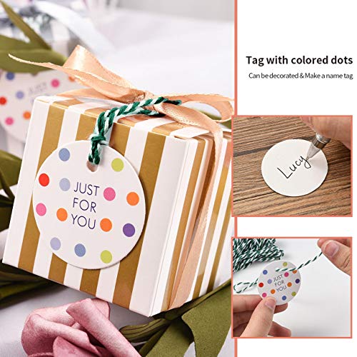 Pajaver 40 Pezzi Scatole Regalo con Nastro Adesivi...