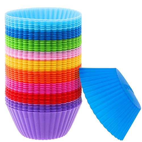 Comparison: Best Silicone Cupcake Cups 5 54 Pack Silicone Muffin Cups, Selizo Silicone Cupcake Baking Cups Reusable Muffin Liners Cupcake Wrapper Cups Holders for Muffins, Cupcakes, and Candies