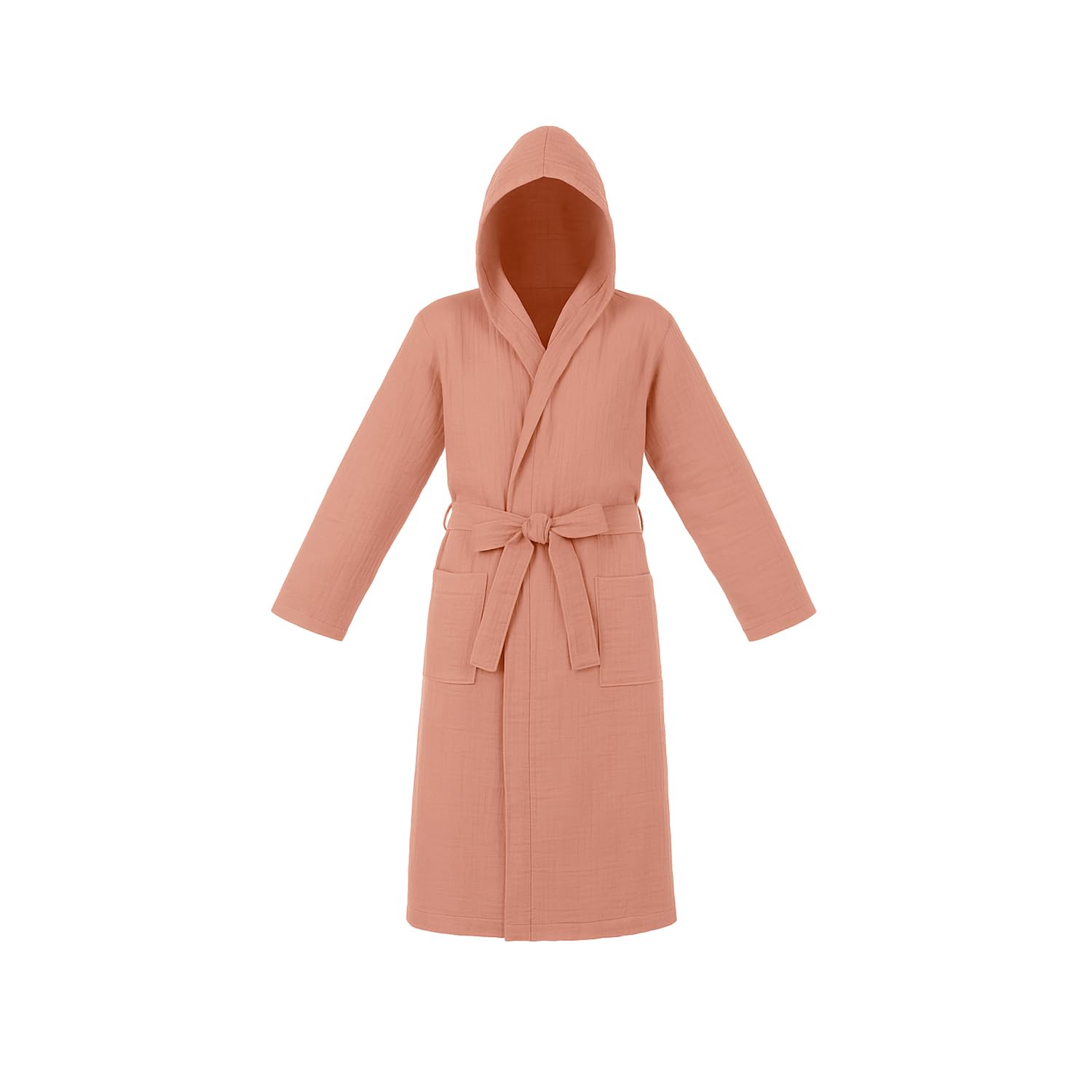 Albornoz con capucha de algodón KASANOVA de baño spa absorbente y lavable a 60 grados 6