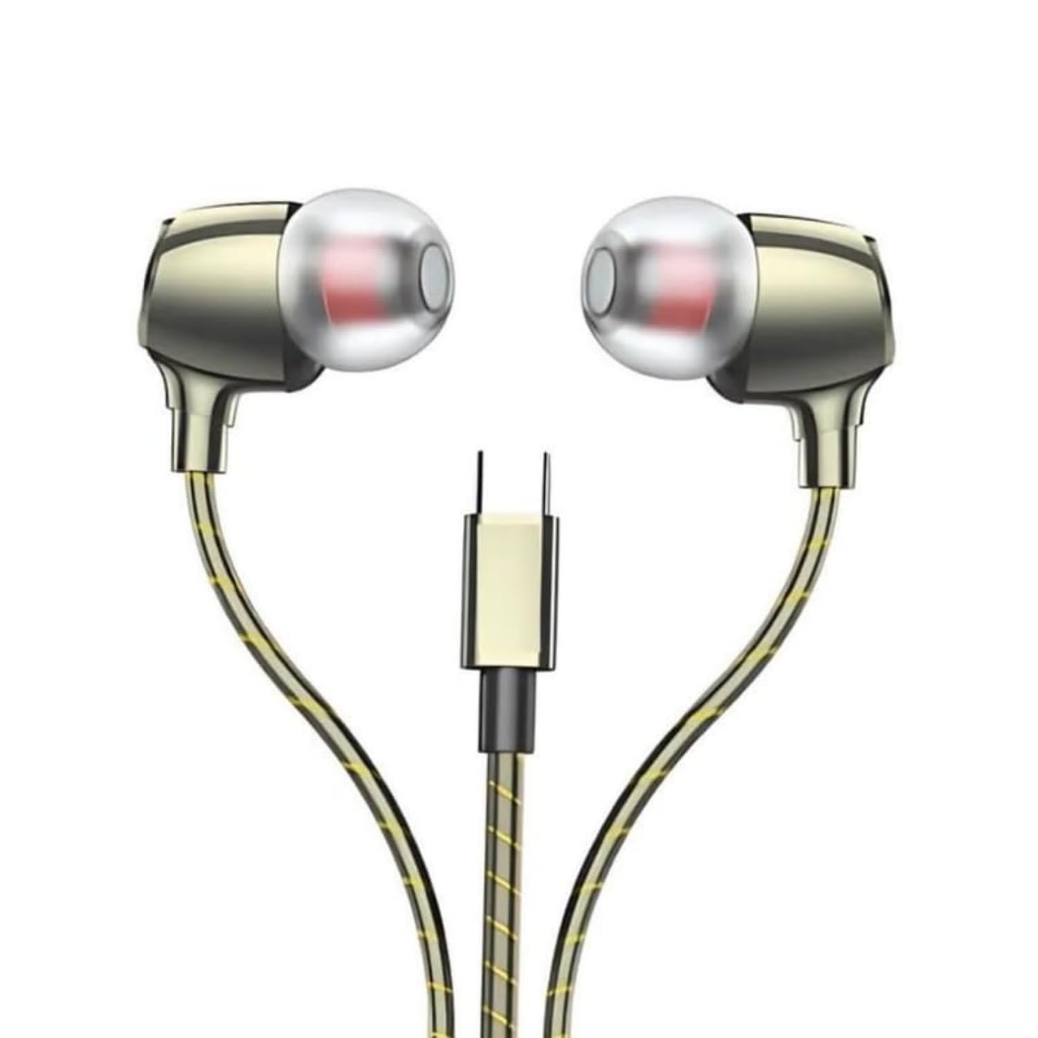 Wired USB Type-C Earphones with in-Line Microphone, Metal Housing, Dynamic Drivers, Passive Noise Isolation, Tangle-Resistant Cable for Compatible Android Smartphones, Tablets & USB-C Devices-image-18
