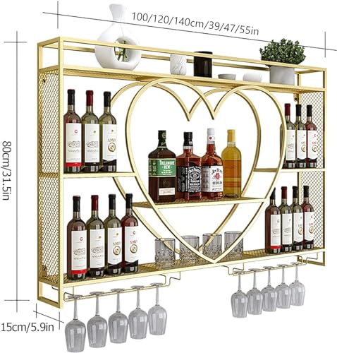 Casier à vin mural avec support à verres blanc pour sublimer vos soirées - 7