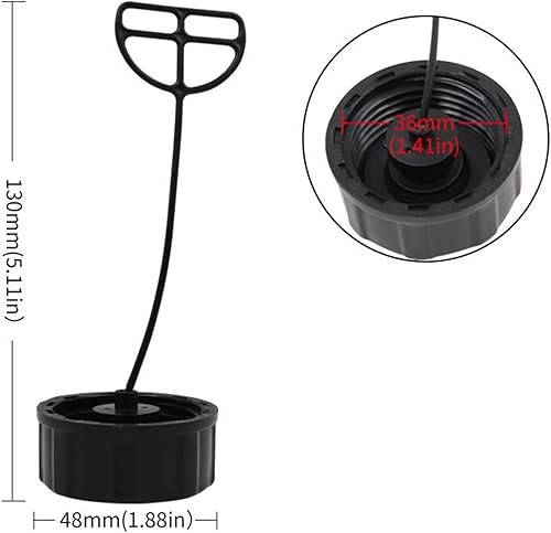 Miniatura 9 de 1 tapa de depósito de combustible para 13940-5140 desbrozadora - cortador de cepillo de recortadora tapa de tanque de gasolina desbrozadora - Tapa