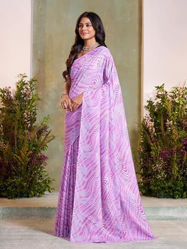 Image of Garden Vareli Art Silk Abstract Printed Saree