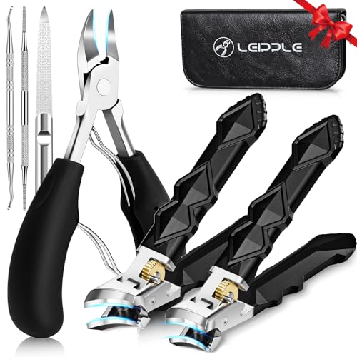 2026 Coupe Ongle Professionnel, Pince Coupe Ongle Pied Pour Ongles Épais Pour Personnes Âgées Avec Large Ouverture,Coupe-Ongles Incarnés Robuste Avec Long...