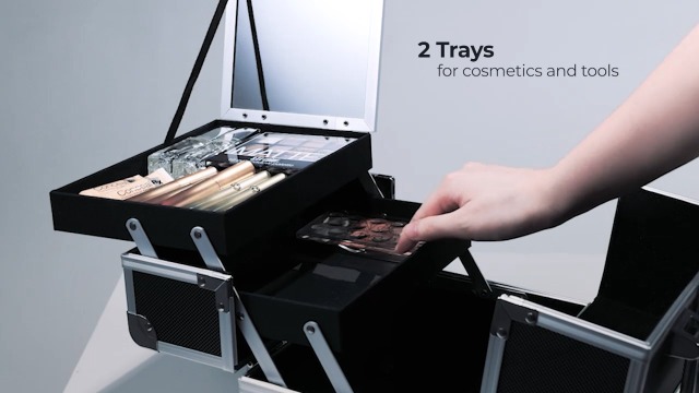 Amazon.com : FRENESSA Makeup Case Organizer Cosmetic Box Storage