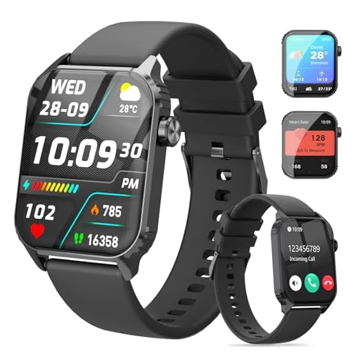 TRAUSI TG08 1.83-inch HD Smartwatch Black