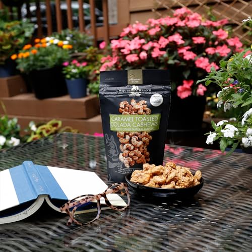 image for Squirrel Brand Caramel Toasted Colada Cashews 3.5 oz with sweet toaste