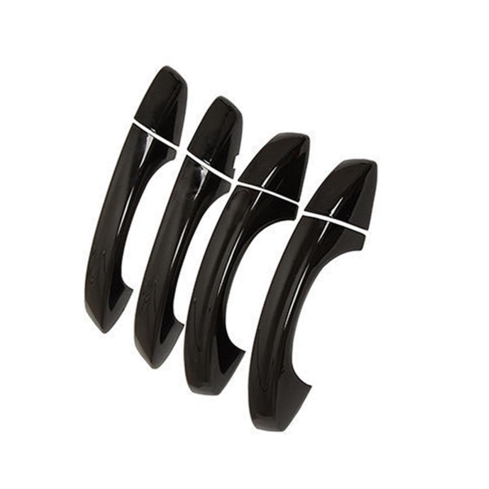 Autocollants poignée Seat Leon MK3 5F 2013-2019 - 4 portes noir brillant