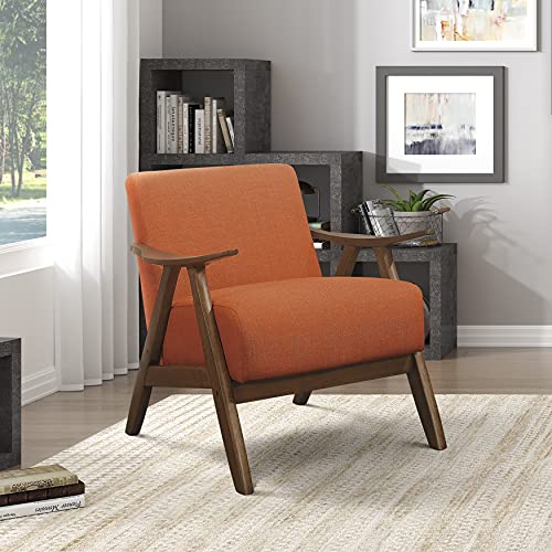 Lexicon Elle Accent Chair, Orange - Brightechusa.com