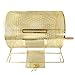 YH Poker Deluxe Medium Size Brass Plated Raffle Drawing Ticket Drum Holds 5000 Drawing Tickets Spinning Lottery