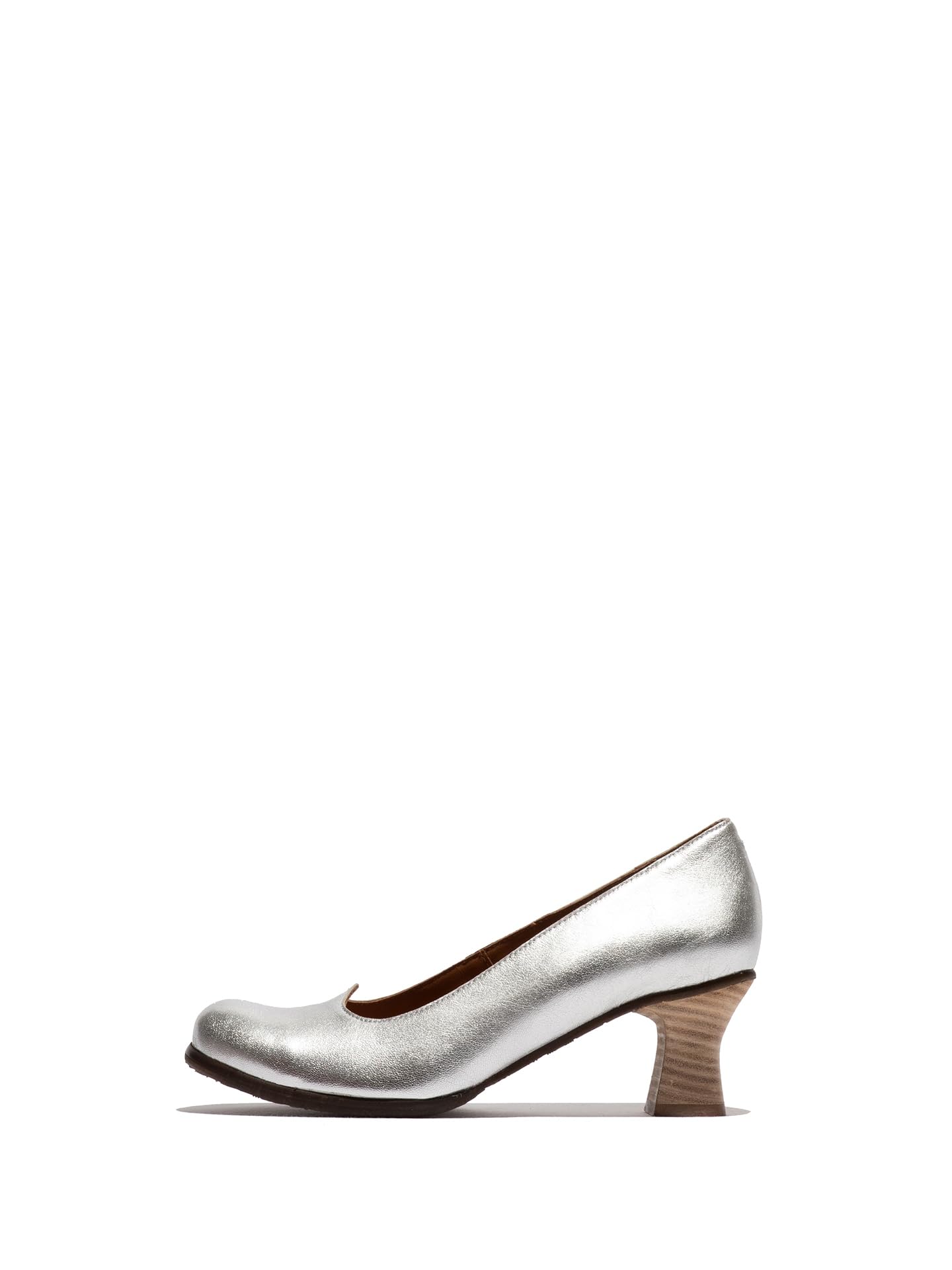 Fly London Women's BAZE086FLY Pumps, Silver, 5 UK