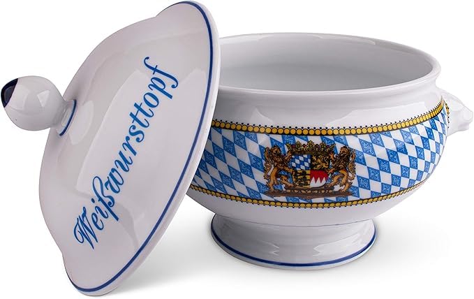 FUNICE Bayerischer Weißwurst-Topf oder Weißwurst-Terrine 2,75 l