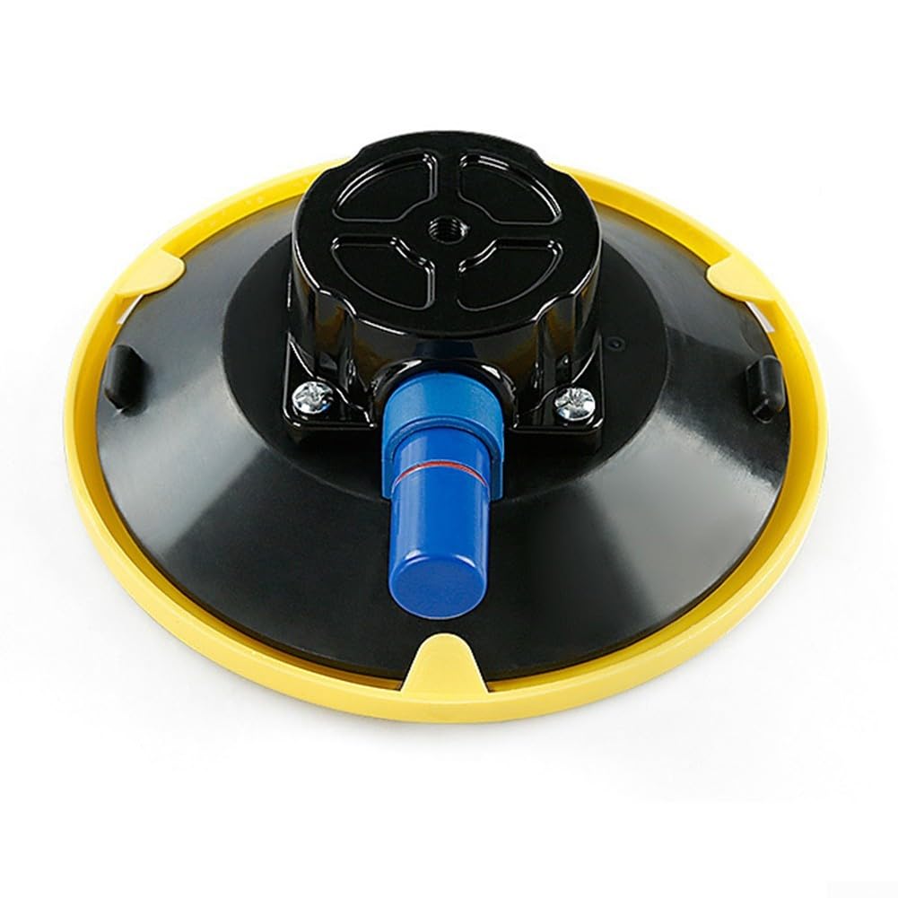 Base di montaggio a ventosa a vuoto, 15,2 cm, pompa manuale resistente per attacchi sicuri (M8)