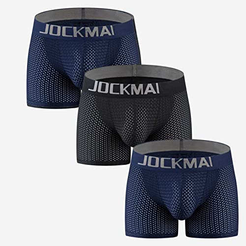 LZH FILTER Herren Gepolsterte Boxershorts 3 Stück Butt Lifter Unterwäsche Form Perfekt Sexy Gesäß gemütlich Höschen Cover