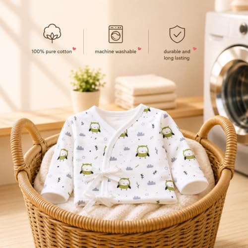 Image of The Mom Store Baby Romper Jabla Style Combo For Boys And Girls | Cotton | Soft Infant Bodysuit | Trendy Stylish Sleepwear For Newborn Baby | Printed | Unisex Comfortable Everyday Baby Wear