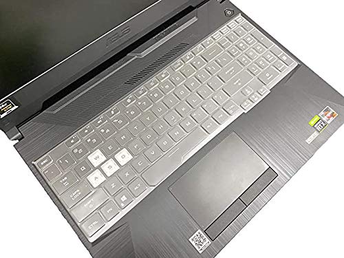 Saco Keyboard Protector Silicone Skin Cover for ASUS Tianxuan Fortress 8 FA506 Gaming Laptop (Transparent) 15.6 inches, 17.3 inches (B08LSQYDJT) Amazon Price History, Amazon Price Tracker