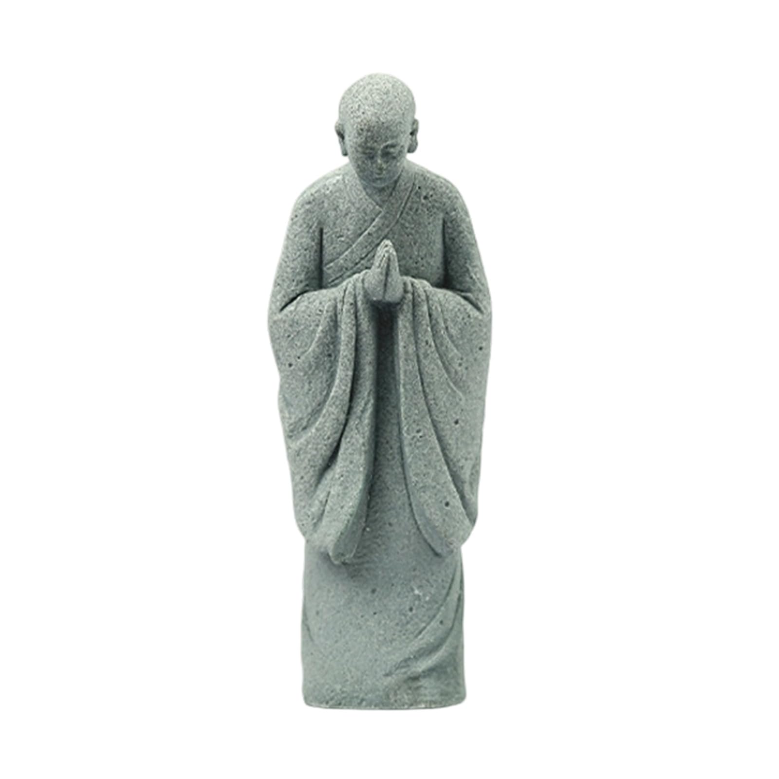 ADYJEE Buddhas Statue for Fish Tanks Decorations Aquarium Decors Ornament Monk Figurine Sculptures for Home Offices Car Aquarium Ornament