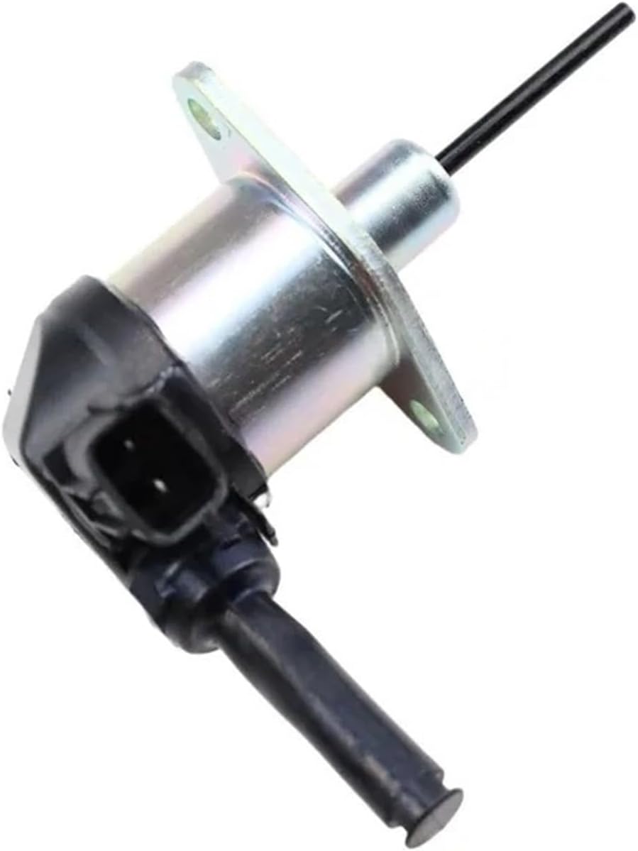 1PCS Fuel Shutoff Stop Solenoid 1A021-60015 1A021-60016 1A021-60017 12V Fits Compatible With Kubota Engine D1503 D1703 V2003 V2203 V2403