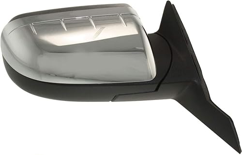 Miniatura 2 de Para Mercury Sable 2008 2009 Espejo de puerta lateral del conductor  Potencia  Calentado  Plegado manual  Con memoria y luz de charco  Cromo